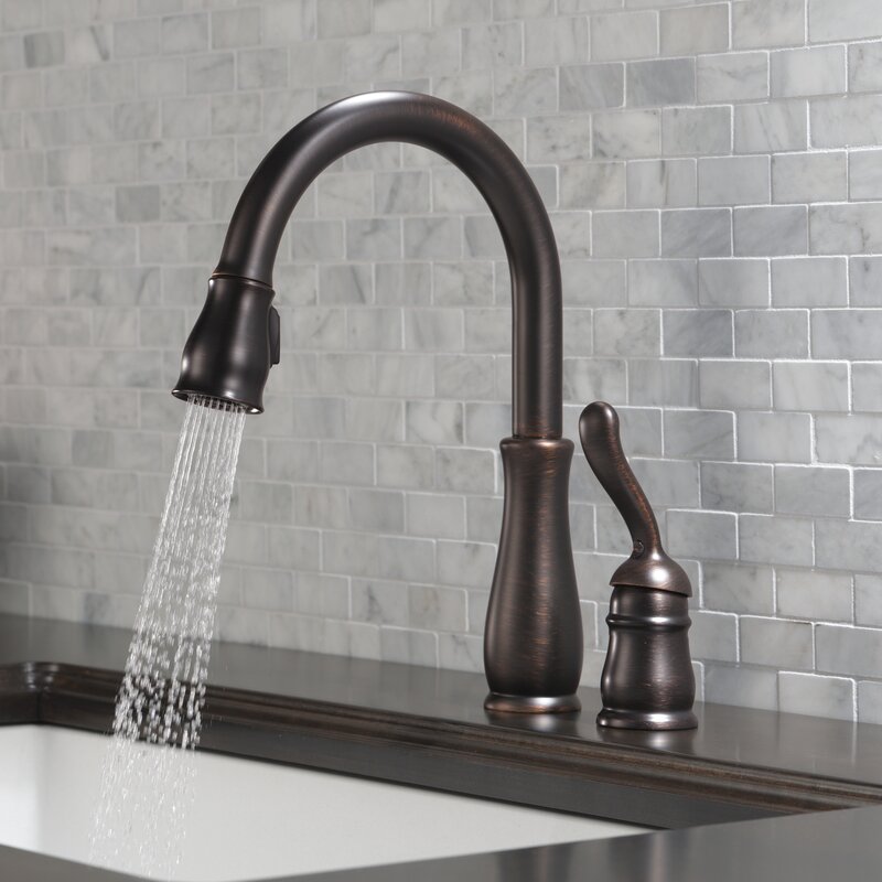 978 RB DST DST AR DST Delta Leland Pull Down Single Handle Kitchen   Leland Pull Down Single Handle Kitchen Faucet 